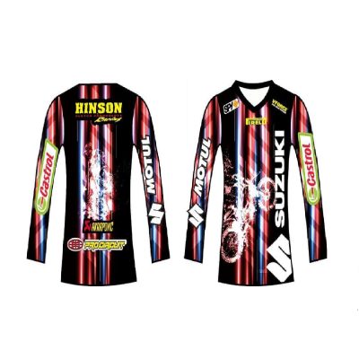 Suéter Manga Larga Negro-Rojo ZZ