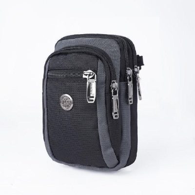 Bolso De Correa 18*10*3 Negro-Gris ZZ