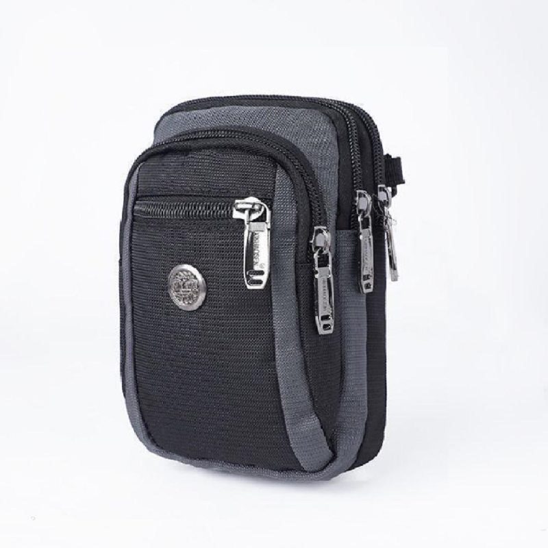 Bolso De Correa 18*10*3 Negro-Gris ZZ