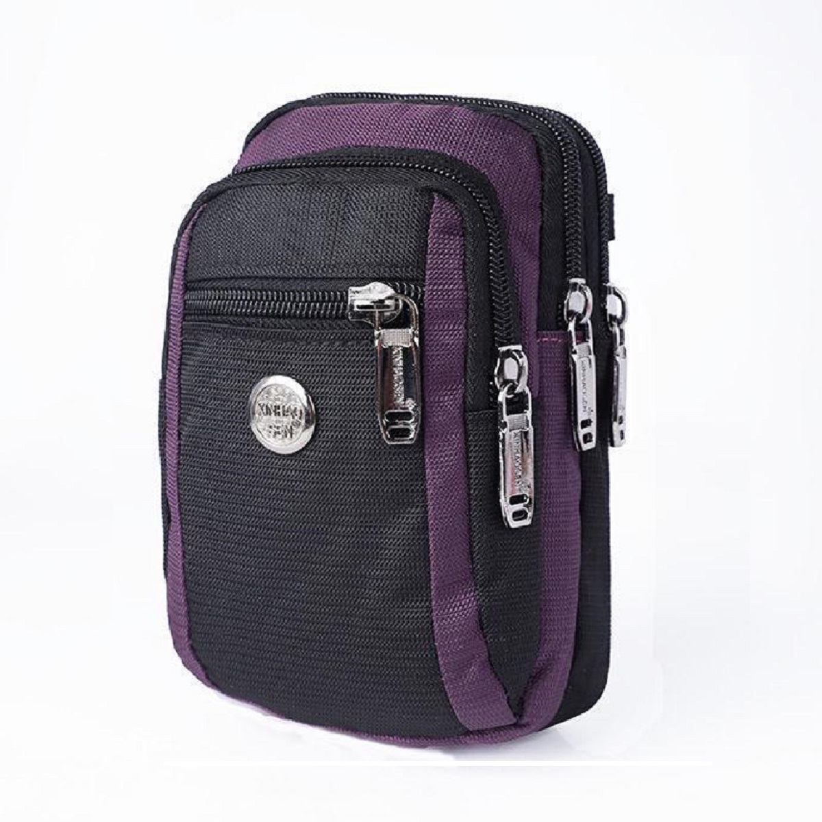 Bolso De Correa 18*10*3 Negro-Morado ZZ