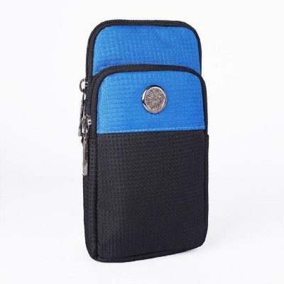 Bolso De Correa 18*10*3 Negro-Azul Celeste ZZ