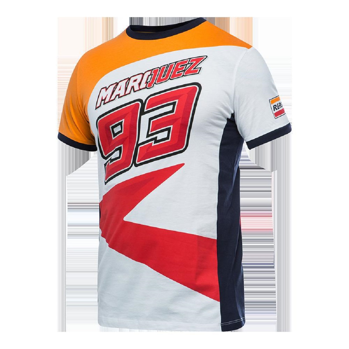 Franela 46 Naranja-Blanco-93 ZZ