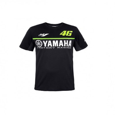 Franela 46 Yamaha Negra ZZ