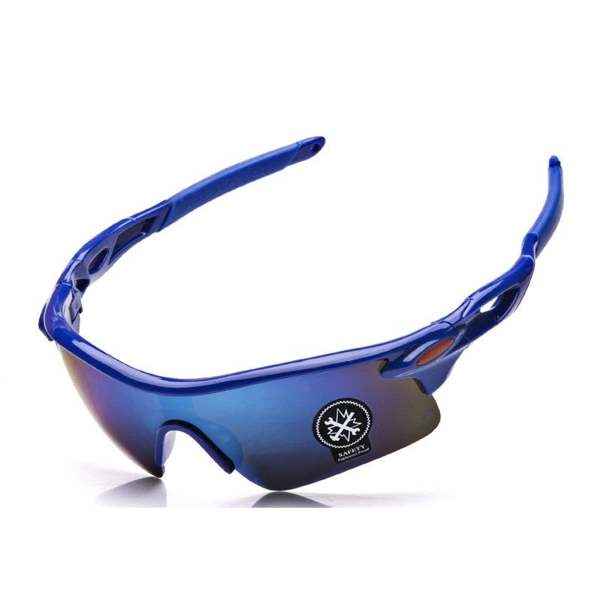 Lentes De Sol Azul Vidrio Tornasol Azul
