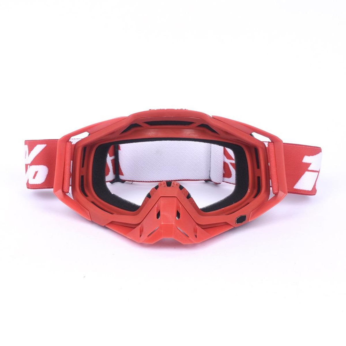Lente Motocross Grande Ajustables Rojo