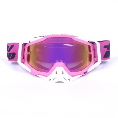 Lentes Motocross Grande Ajustables Color Rosado
