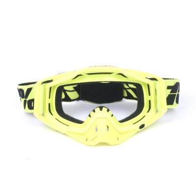 Gafas De Motocross Color Amarillo con Negro ZZ