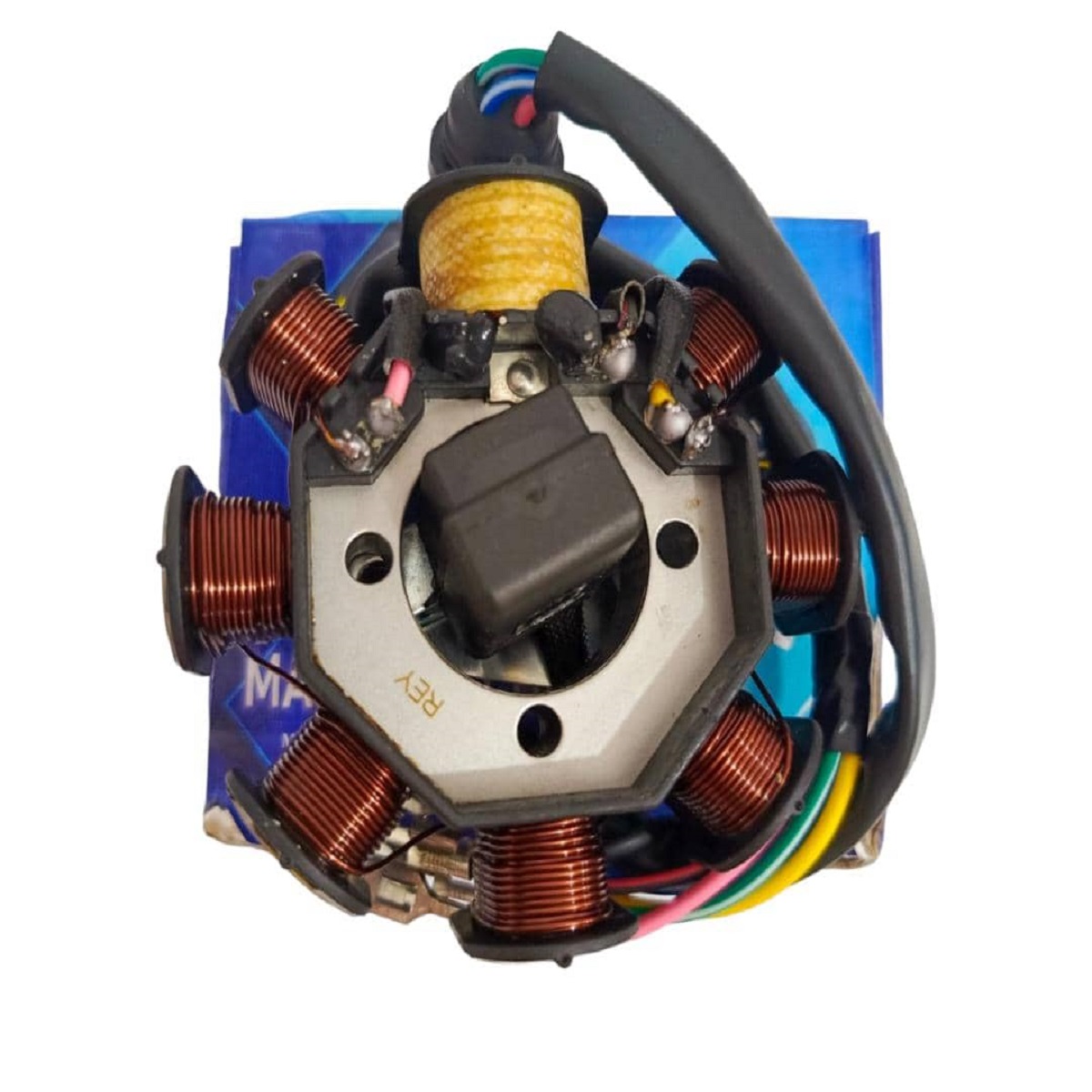 Platinera Embobinado ZZ-CG150 8 Campos 4 Cables 100% Cobre Azul Rey