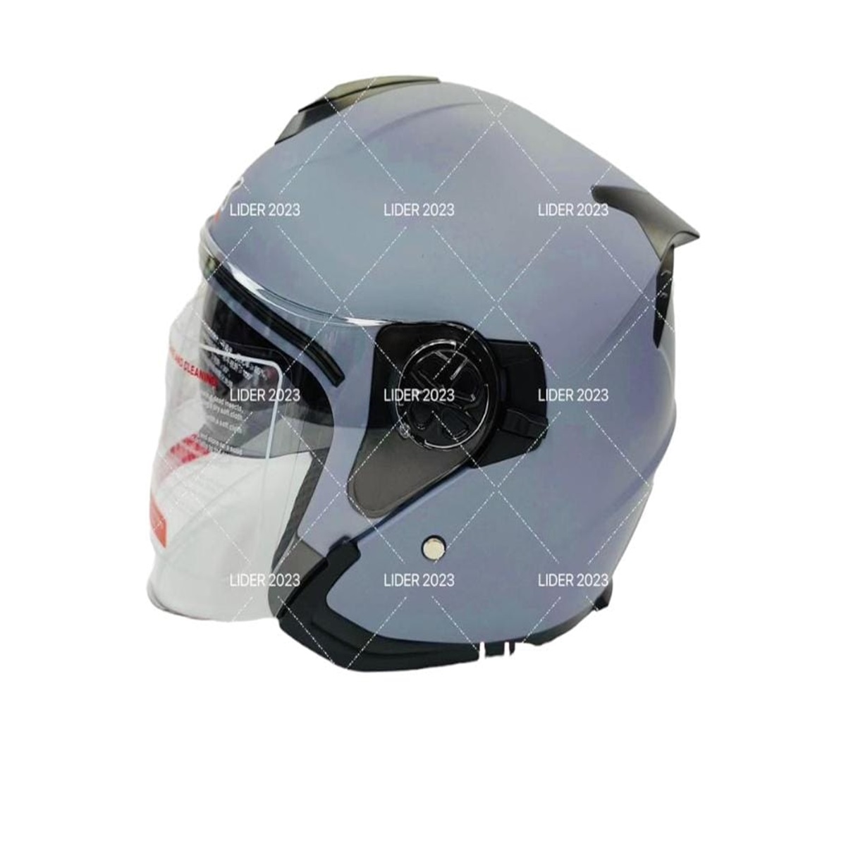 Casco Lider Doble Lente Gris