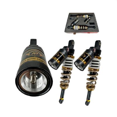 Amortiguador Aire Nitro Dorado Con Blanco Ammark