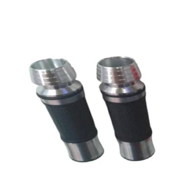 Puños Lujo Aluminio Plateado ZZ