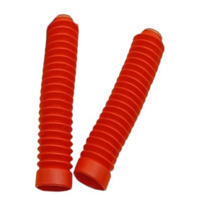 Goma Acordion Antipolvo De Bastón Rojo Grande