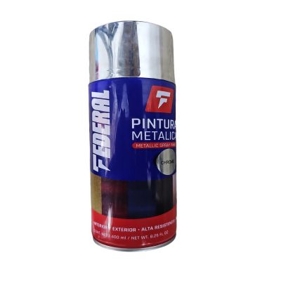 Pintura En Aerosol Spray  Cromado Federal