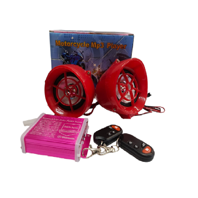 Alarma MP3 F043R Rojo Con Controles ZZ-Lider
