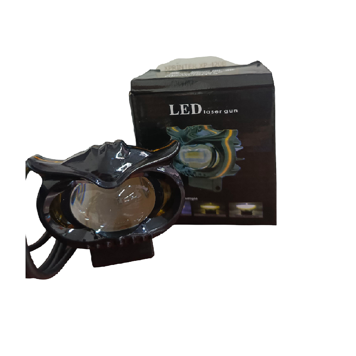 Faro Led Buho C/Lupa ZZ-Motorpower