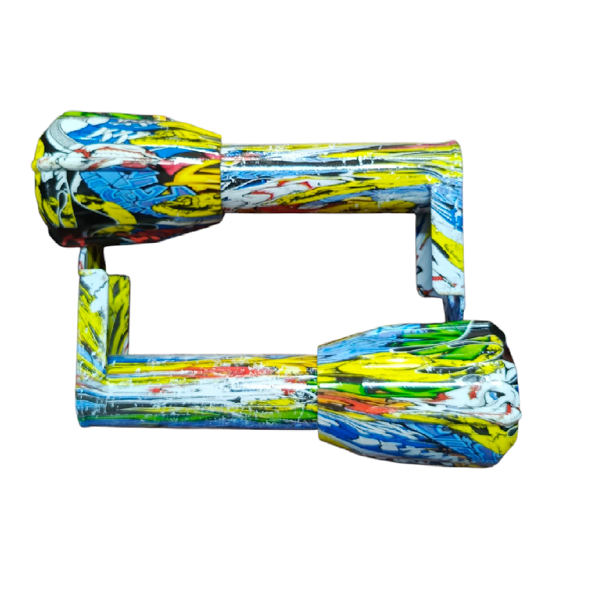 Defensa Lujo Rockstar Bicolor Colorida ZZ-Motorpower