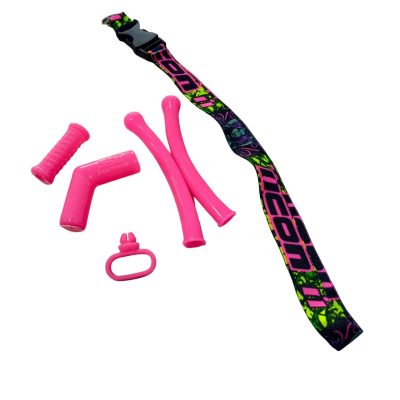 Kit Goma Fucsia ( Goma Manilla, Goma Pata Prender, Goma Pata Cambio, Goma Guia Guaya, LLavero Largo)