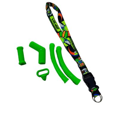 Kit Goma Verde ( Goma Manilla, Goma Pata Prender, Goma Pata Cambio, Goma Guia Guaya, LLavero Largo)