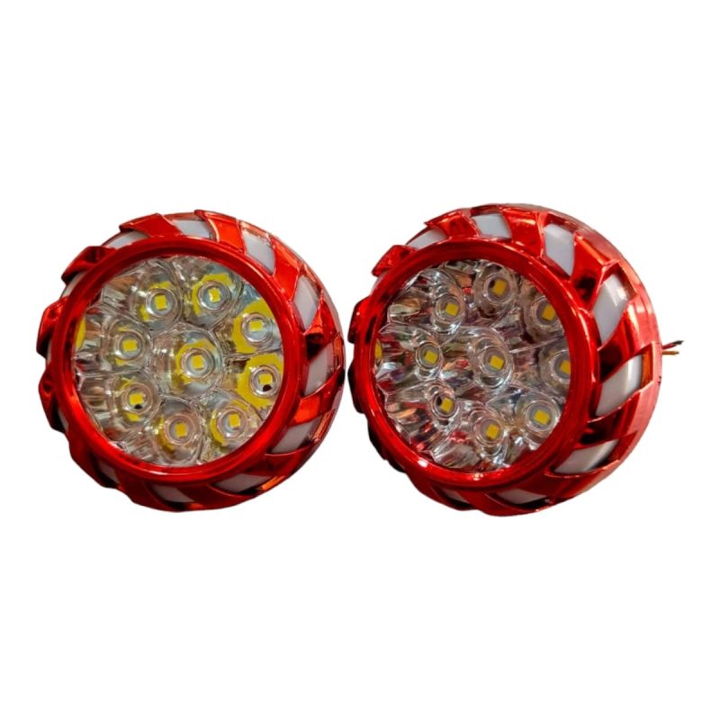 Luces Led Multifuncionales 9 Led Rojo Autoasia