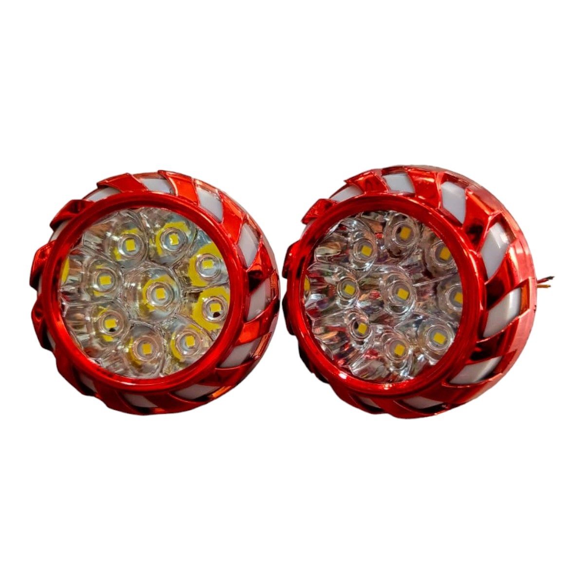 Luces Led Multifuncionales 9 Led Rojo Autoasia