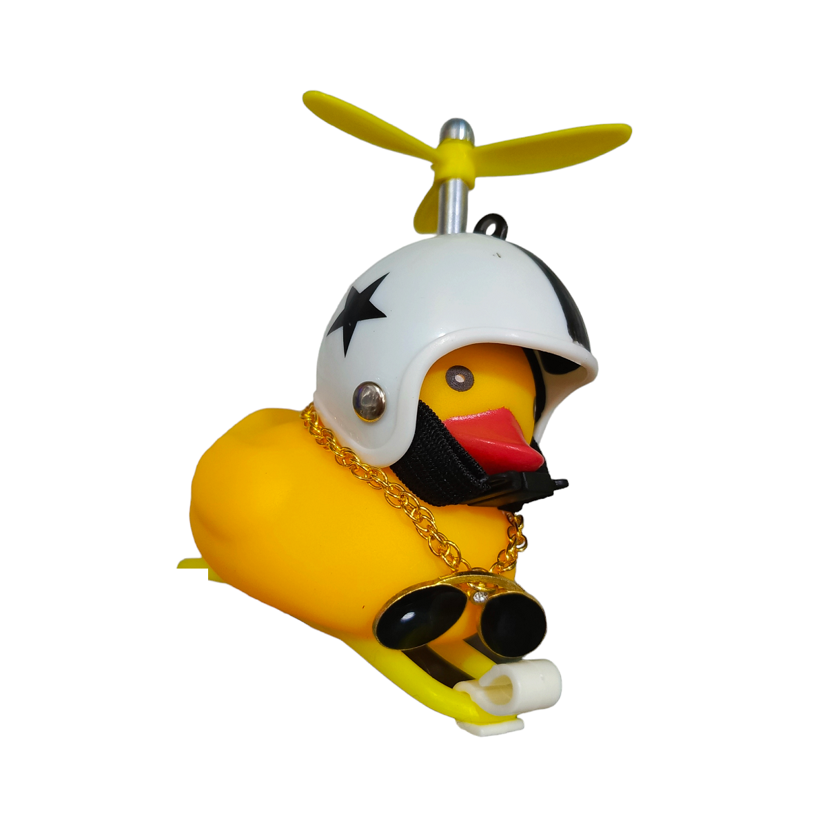 Patito Con Cascocito Moto Loco