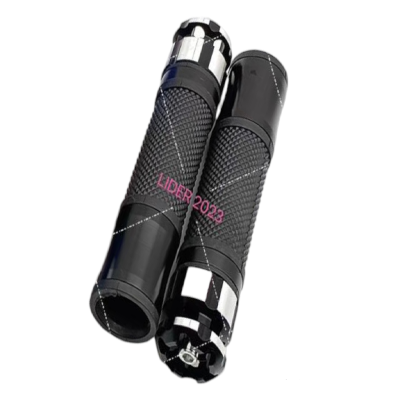 Puños Goma Con Aluminio  Negro ZZ