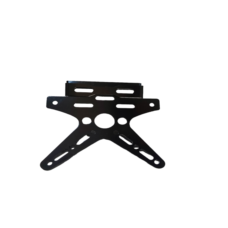 Porta Placa Aluminio Universal Tipo Mari Negro