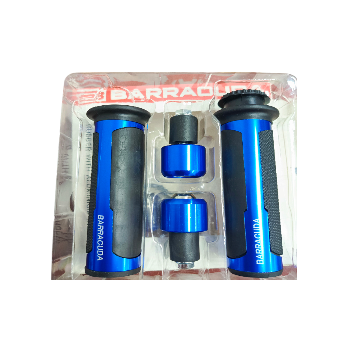 Puños Aluminio Con Contrapesas Azul Barracuda