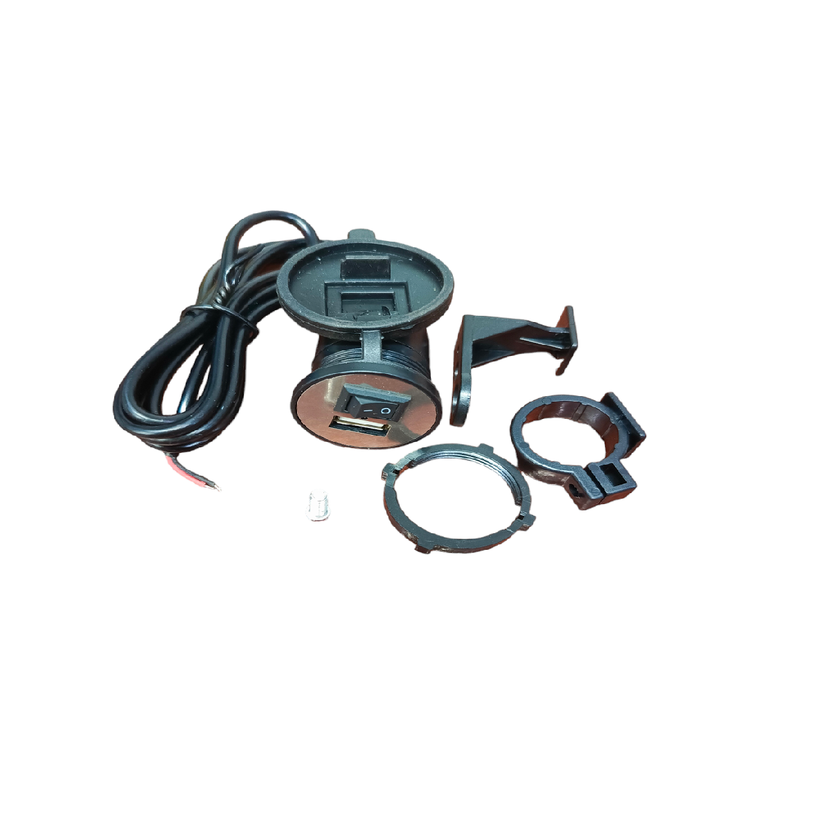 Cargador Telefono USB Con Apagador Negro