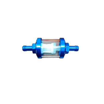 Filtro Gasolina Aluminio Azul