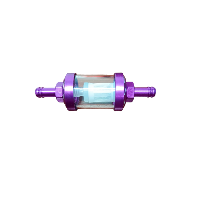 Filtro Gasolina Aluminio Morado