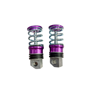 Posa Pie Racing Resorte Morado Kdenco