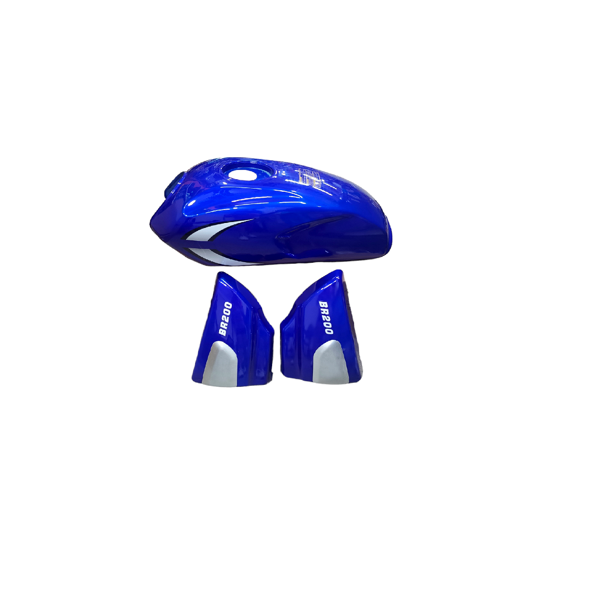 Tanque ZZ-B200 Con Tapas Laterales Azul Speedway