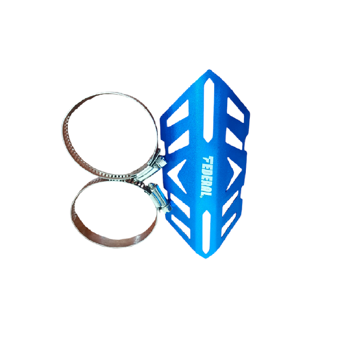 Protector De Baston De Aluminio Azul Par Federal