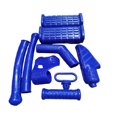 Kit Goma Azul (Goma Manilla, Goma Pata  Cambio, Goma Posa Pie, Goma Guia Guaya Descansa Puño