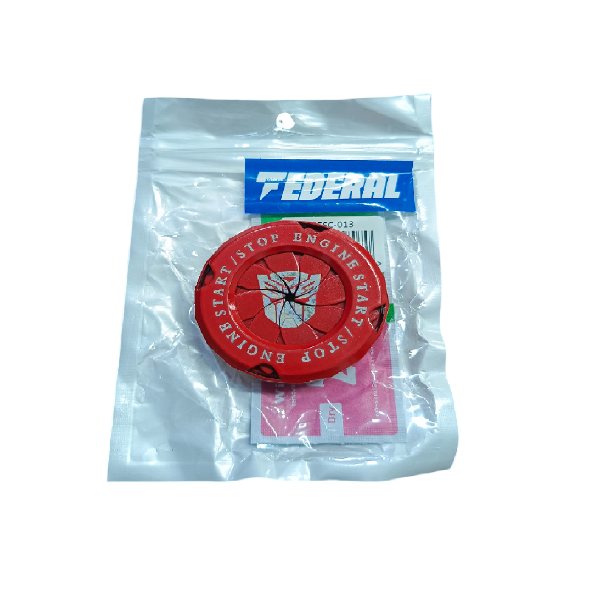 Tapa Decorativa Suichera Aluminio Rojo Federal