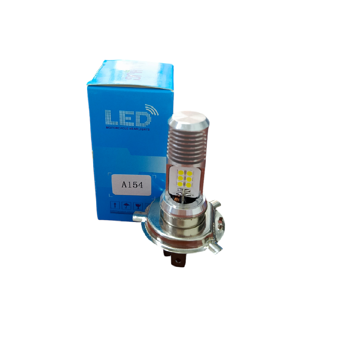 Bombillos LED H4 tres Patas Blanco A154 Lider