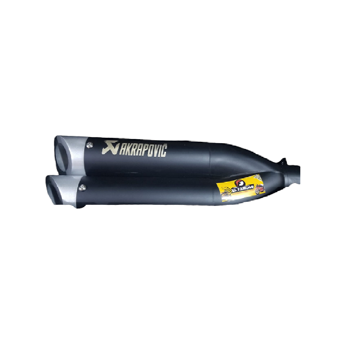 Mufle Akrapovic Doble Salida #2 -ZZ