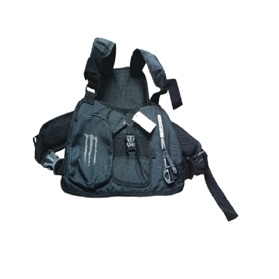 Bolso Pechera Motorizado Negro ZZ-Rey