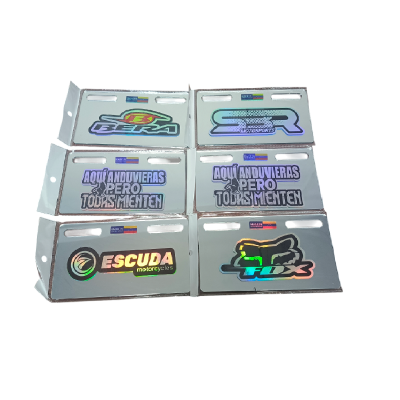 Porta Placa Acrilico ZZ