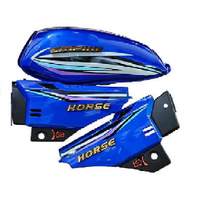 Tanque Gasolina ZZ-H1 Azul Con Tapas Laterales BSN