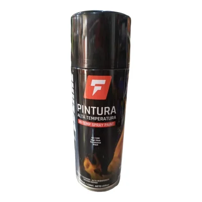 Pintura En Aerosol Spray Alta Temperatura Negro Federal