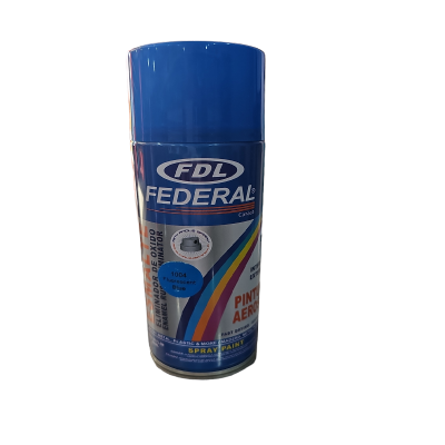 Pintura En Aerosol Spray Azul Fluoresente Federal