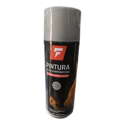 Pintura En Aerosol Spray Gris Alta Temperatura Federal