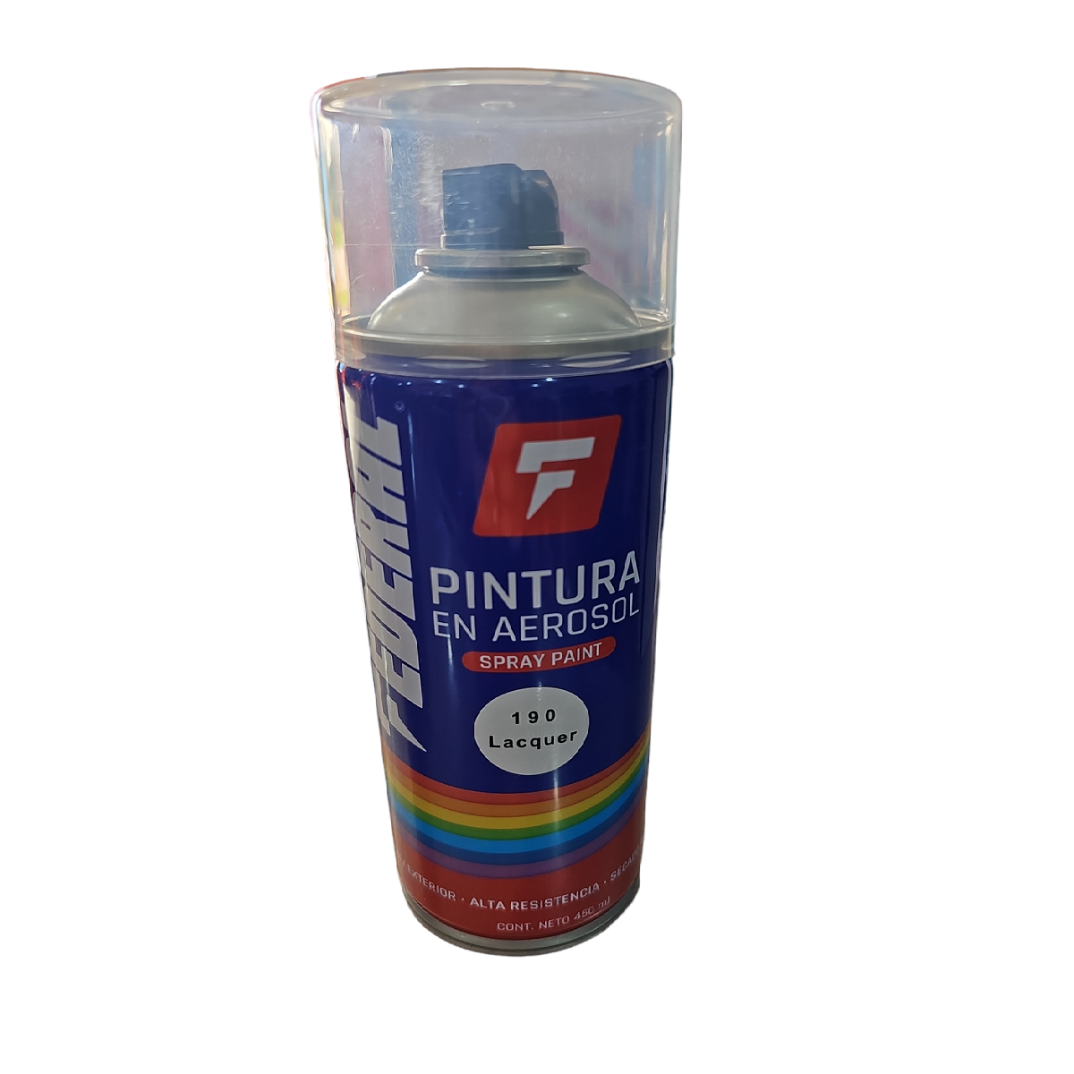 Pintura En Aerosol Spray Lacquer Transparente 190 Federal