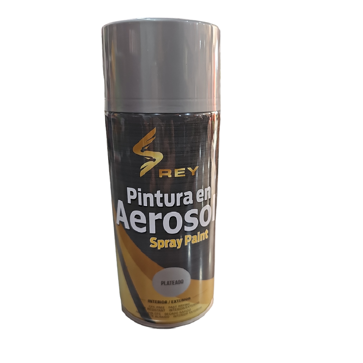 Pintura En Aerosol Spray Plateado Rey