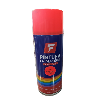 Pintura En Aerosol Spray Rojo Fluorescente N-1001 Federal