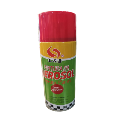 Pintura En Aerosol Spray Rojo Profundo Lijiang