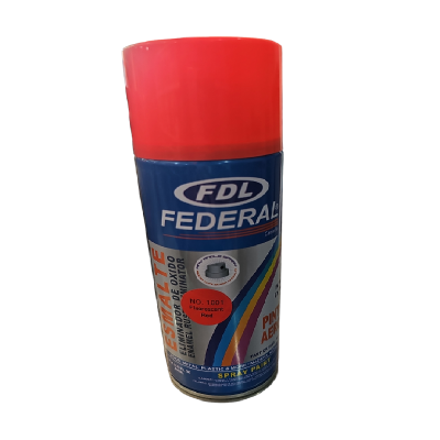 Pintura En Spray Fluoresente Rojo Federal