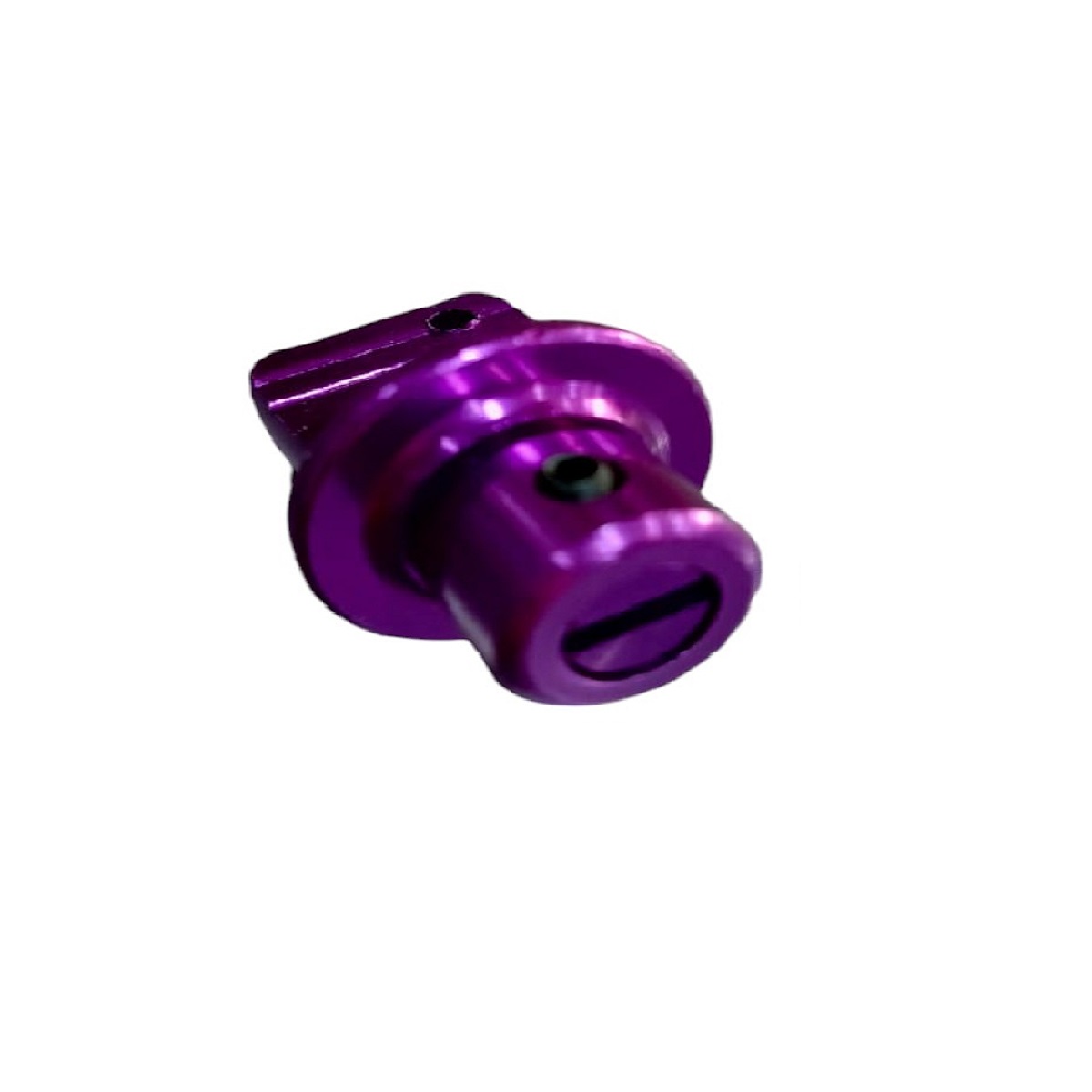 Porta Llave Moto Metalico Hexagonal Morado